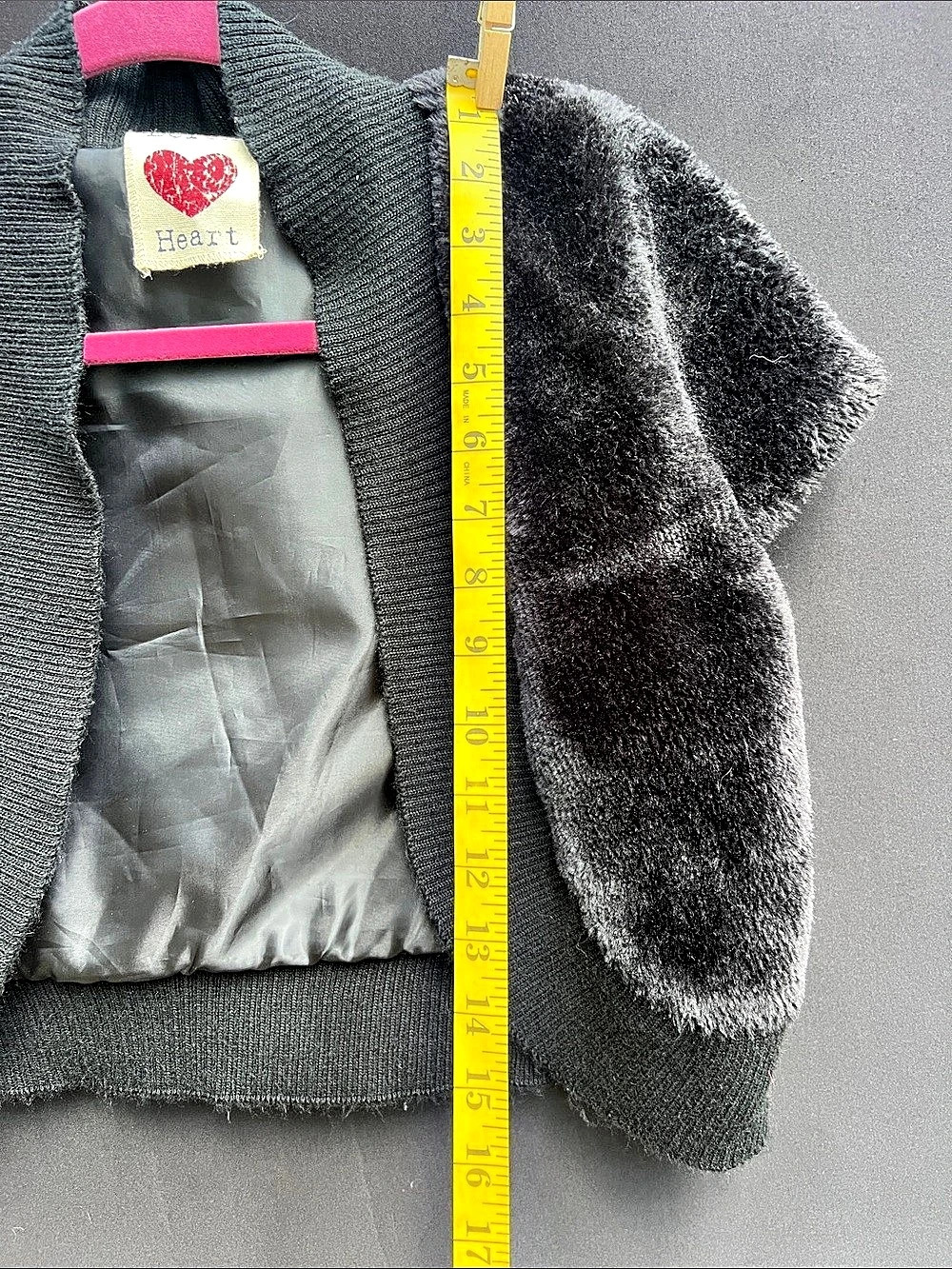 Derek Heart Teddy Jacket Size Medium - Picture 3 of 6